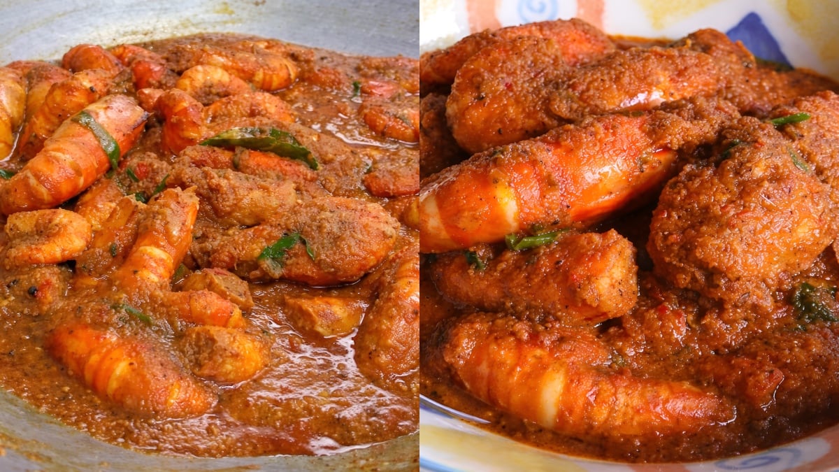 udang masak rendang