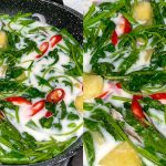 Bayam Masak Lemak Putih Sedap Macam Mak Buat Dulu-Dulu, Resipi Ini Wajib Cuba Di Rumah!