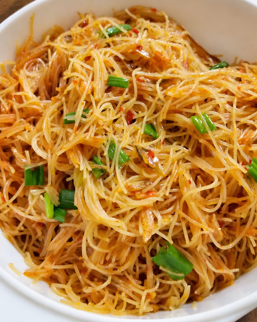 bihun goreng ikan bilis
