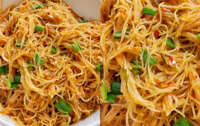 bihun goreng ikan bilis