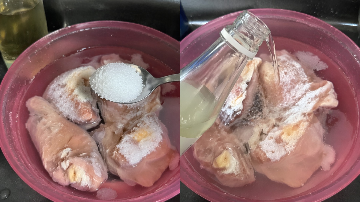 cara defrost ayam cepat