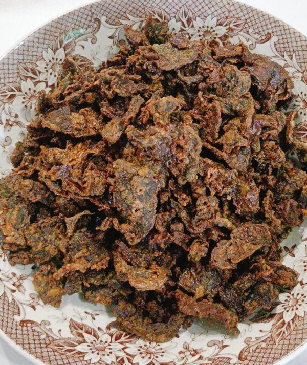cara goreng paru rangup