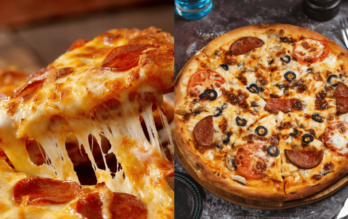 cara simpan baki pizza