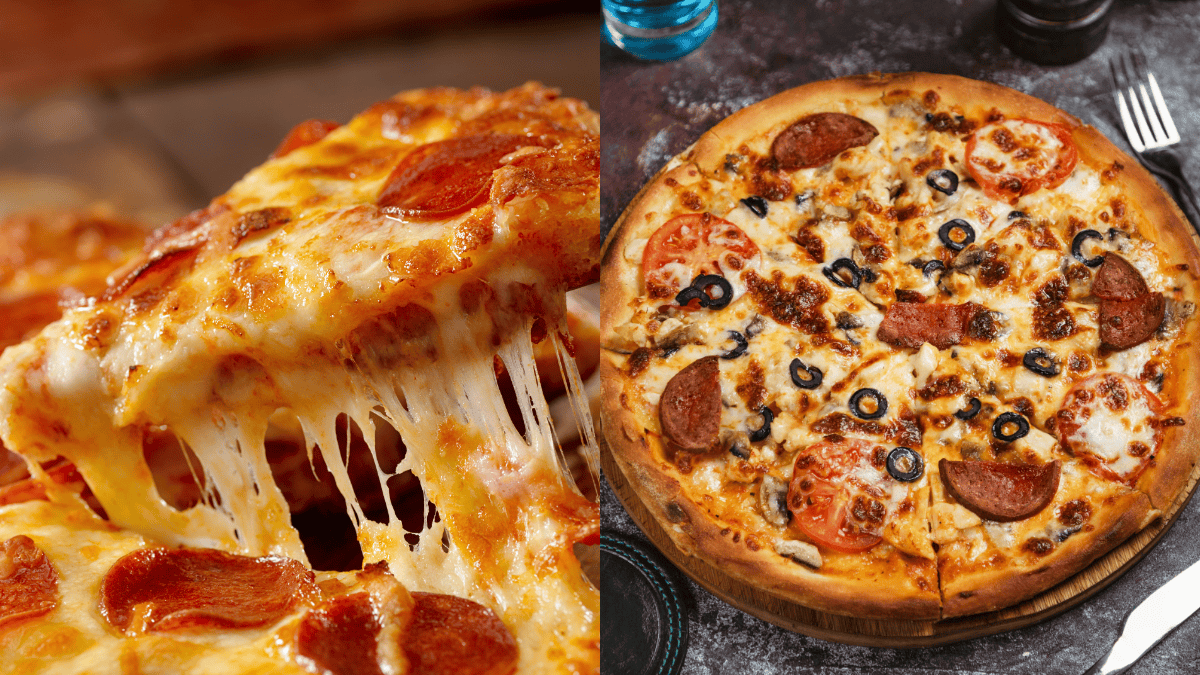 cara simpan baki pizza