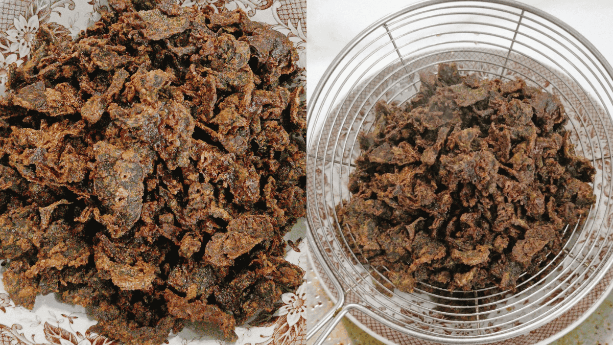 cara goreng paru rangup