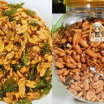 Resipi Kacang Shadong Bawang Putih & Daun Kari ‘Crispy’, Sekali Makan Terus Licin Bekas!