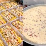 Macaroni Carbonara Paling Laris, Resipi Untuk 46 Orang Ini Confirm Licin Sampai Titisan Terakhir