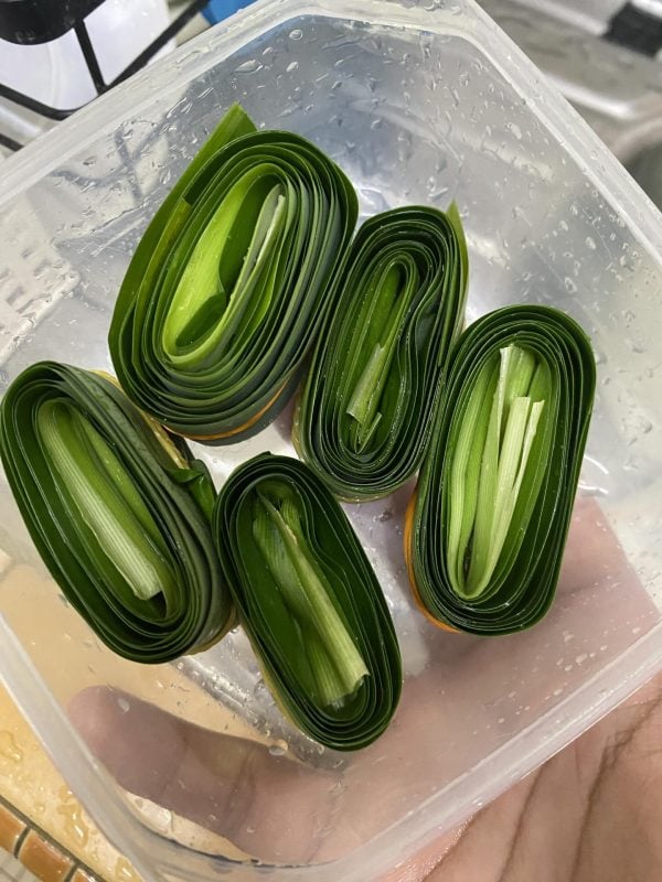 petua simpan daun pandan