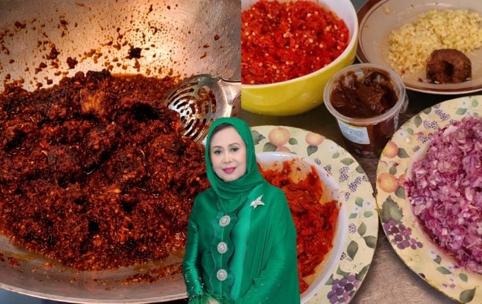 rendang dinding perak