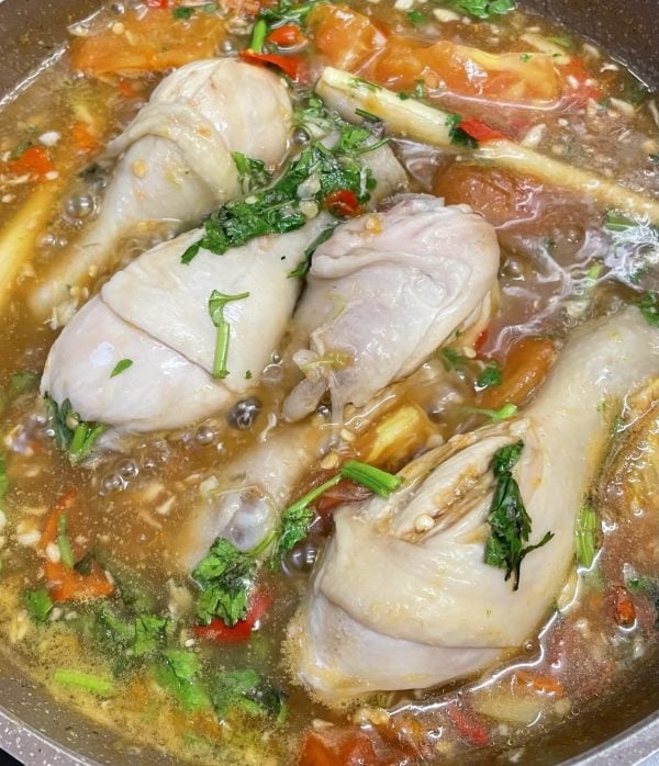 ayam stim halia