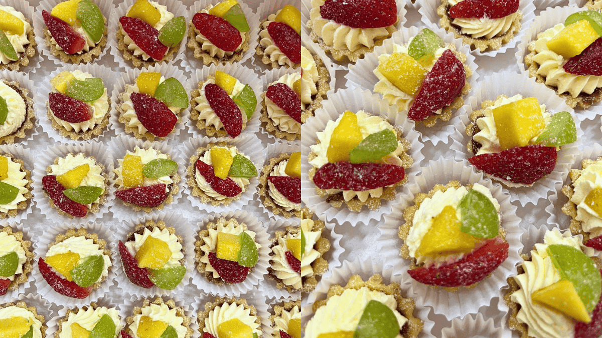 cheese tart buah