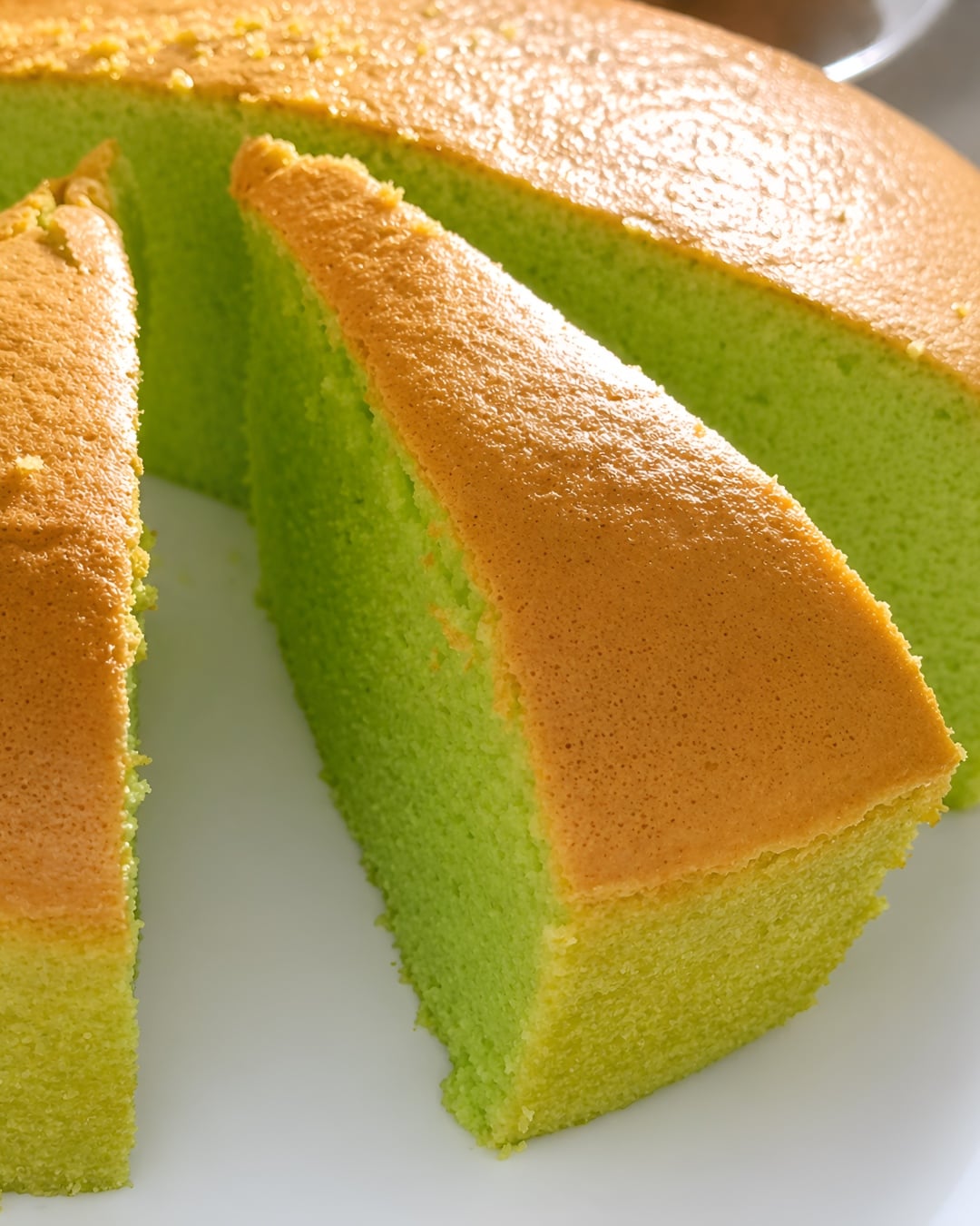 resepi kek pandan santan