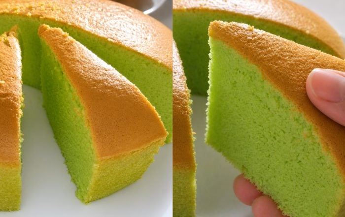 resepi kek pandan santan