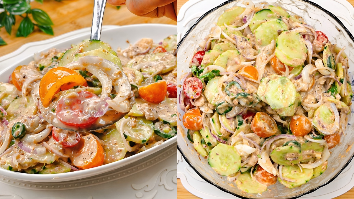 salad timun mayonis