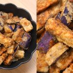 Terung Celup Tepung Rangup Di Luar Lembut Di Dalam, Resipi Mudah Guna 4 Bahan Sahaja