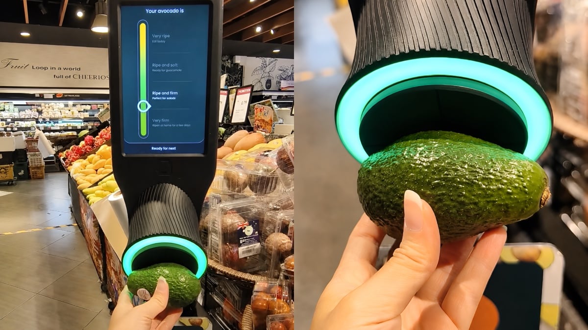 AEON Mid Valley Kini Ada Mesin Canggih Untuk Check Avocado Masak Atau Belum, Ramai Teruja Nak Cuba