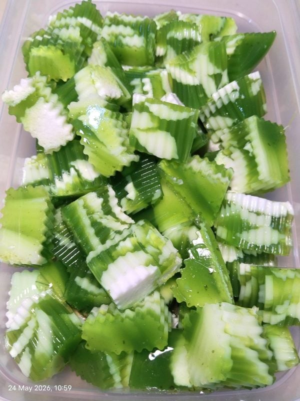 agar agar kelapa pandan