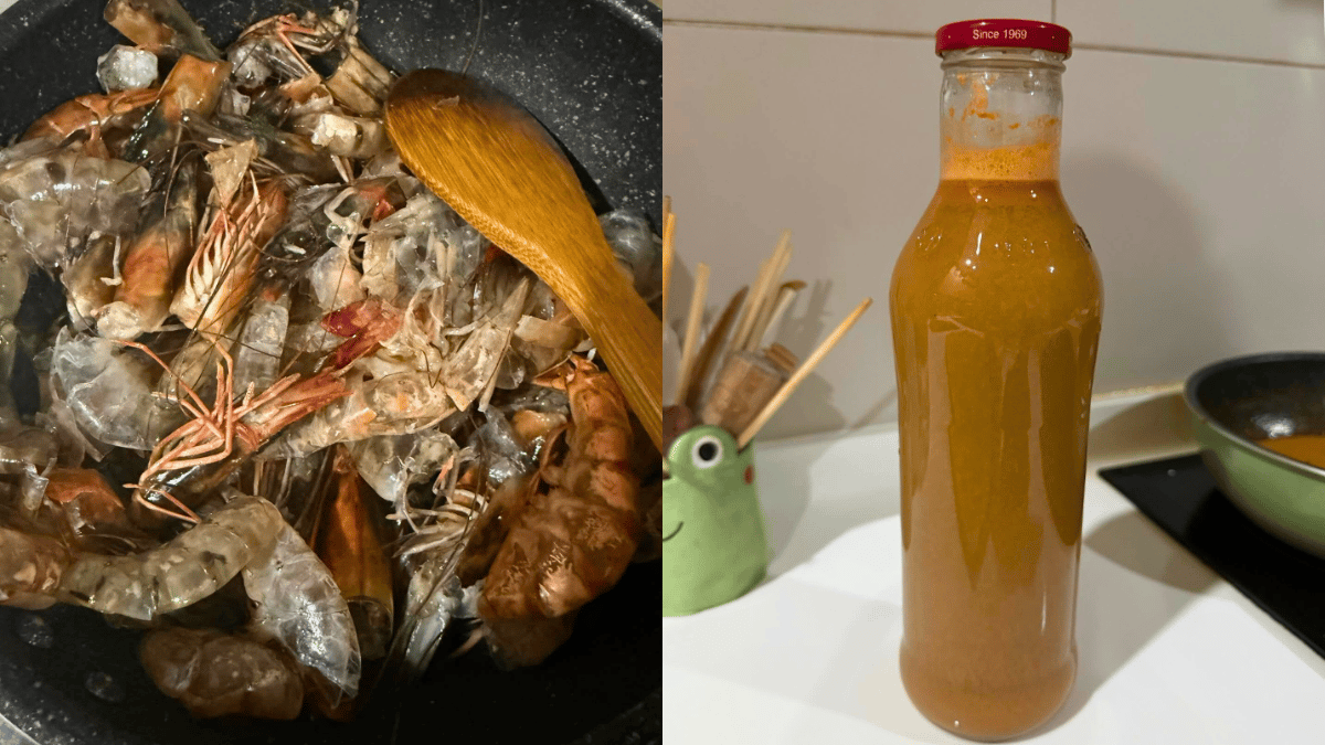 air rebusan udang