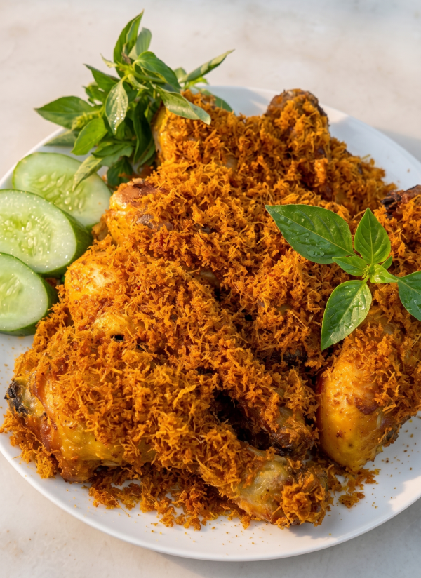 ayam goreng kelapa parut
