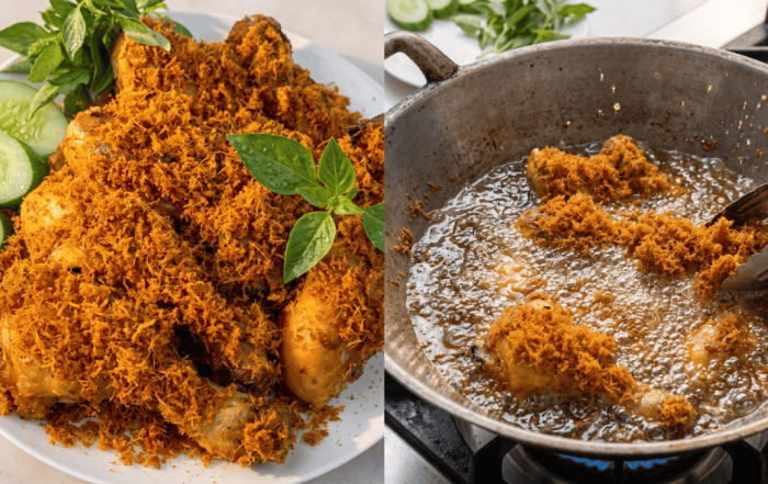 ayam goreng kelapa parut