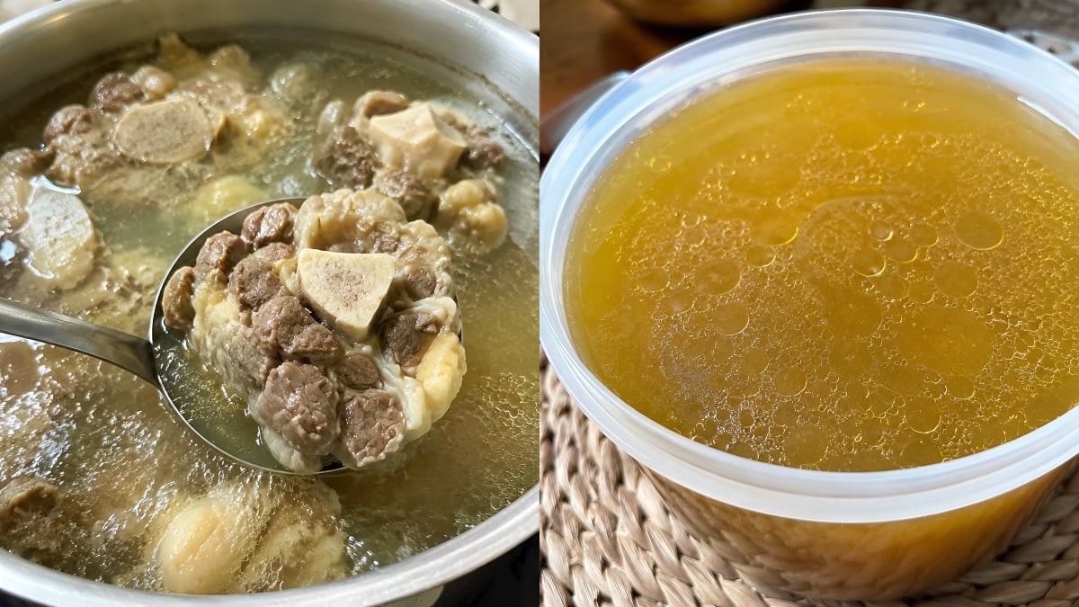 Lelaki Ini Kongsi Cara Rebus Tulang, Ekor & Daging Untuk Stok Sup, Hasilnya Wangi Tahan Lama!