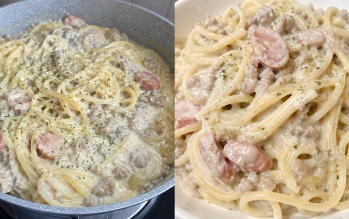 creamy spaghetti carbonara