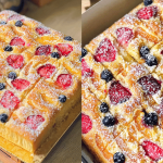 Resipi Kek Fruit Pastry Yang Cantik Menarik, Hasil Lembut & Gebu Dengan Topping Buah Segar