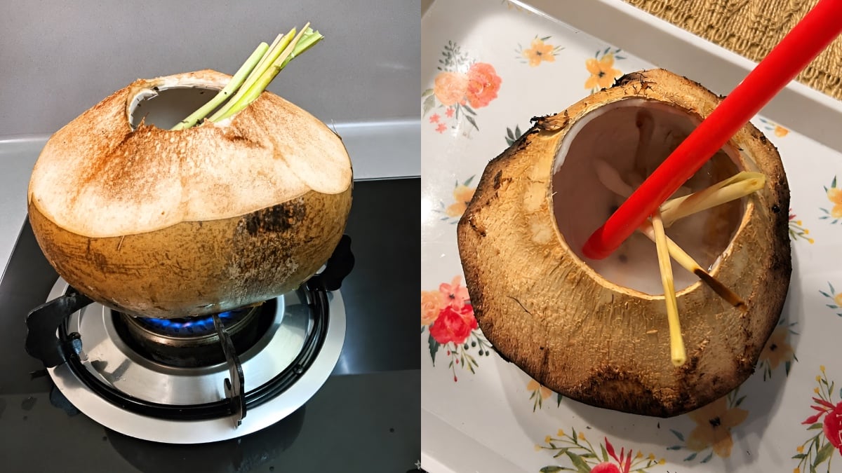 Kembali Viral! Cara Buat Kelapa Bakar Untuk Ikhtiar Dapatkan Zuriat, Petua Tradisional Yang Menjadi