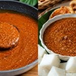 Kuah Kacang Simple Cara Mak Mentua, Pekat Elok Pecah Minyak! Makan Dengan Nasi Impit Memang Padu