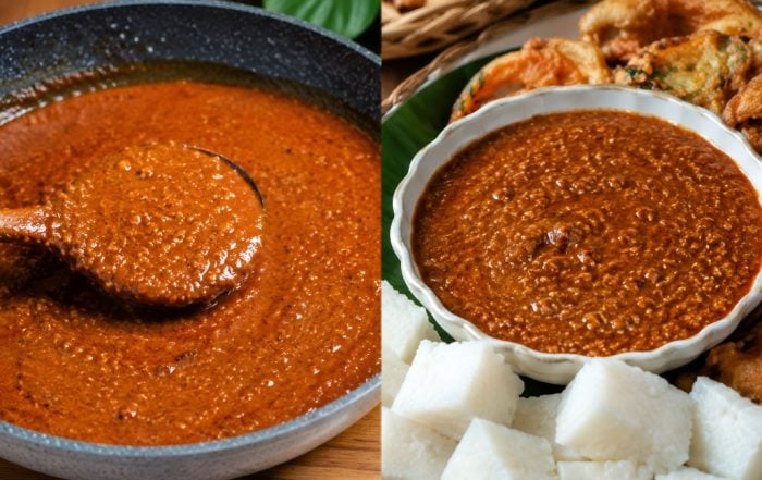 kuah kacang simple