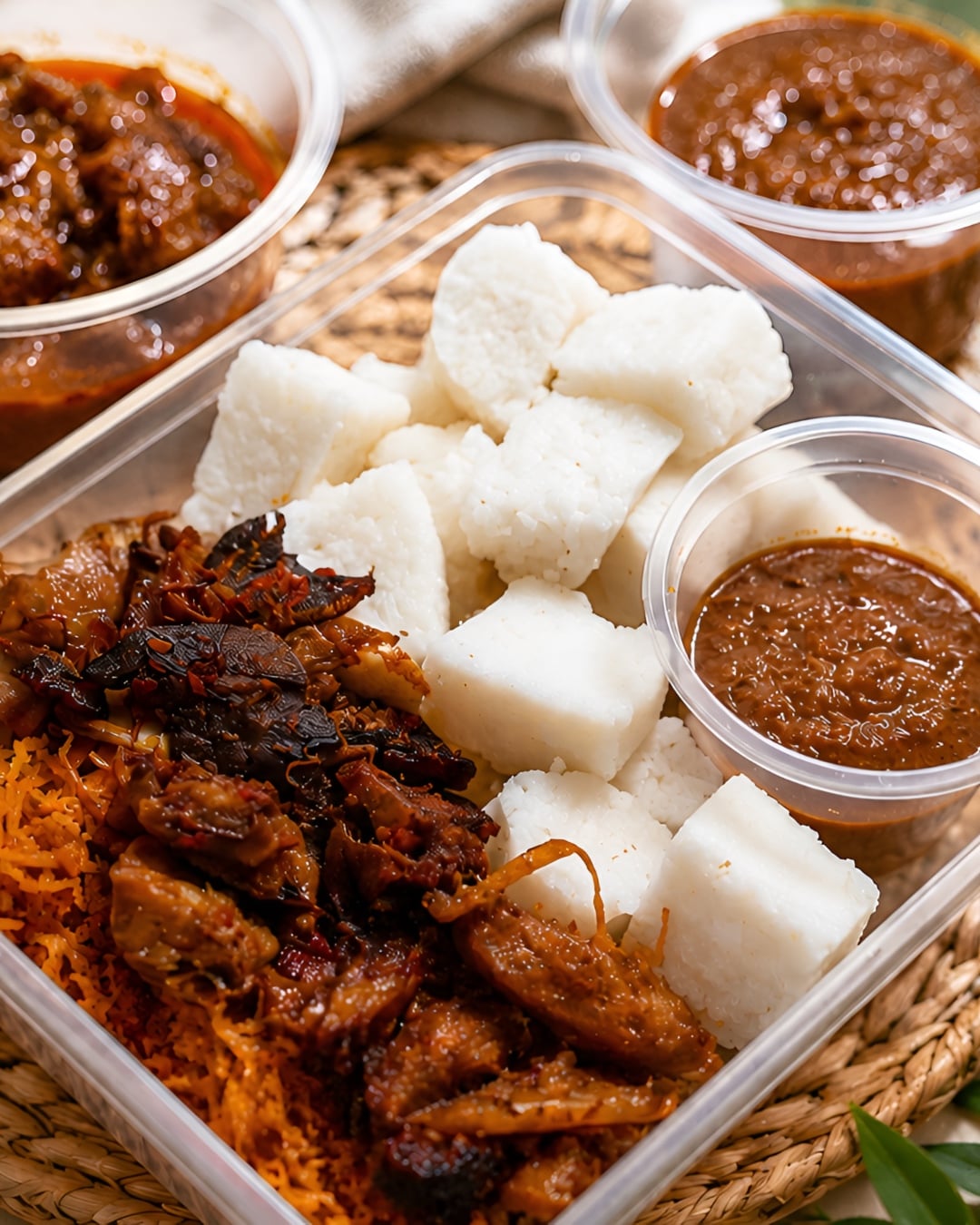 lontong darat