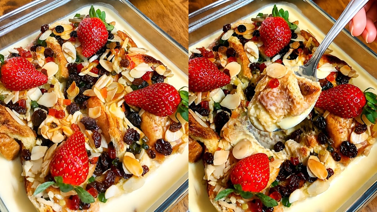 resepi bread butter pudding