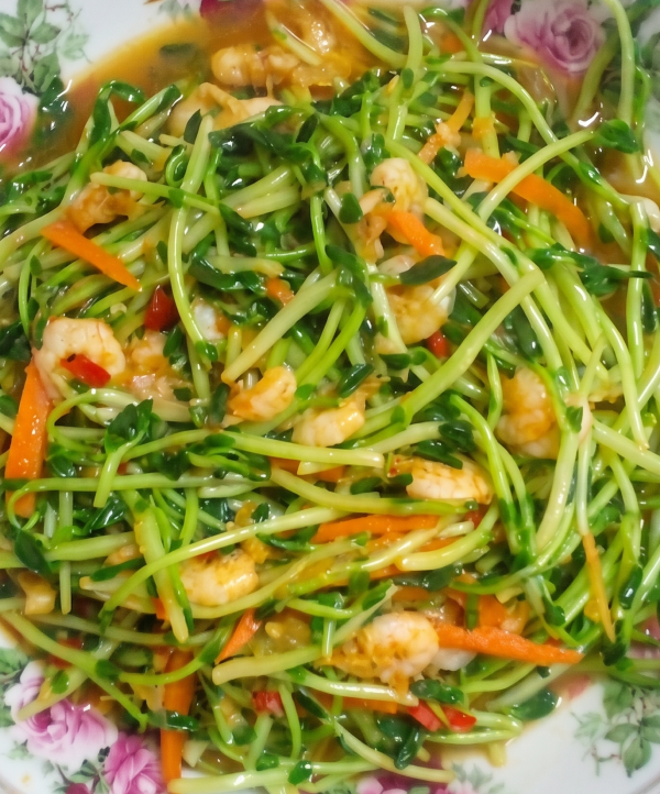 resepi pea sprout