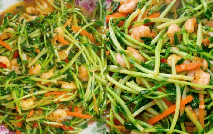 resepi pea sprout