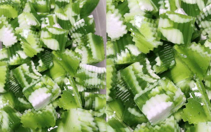 agar agar kelapa pandan