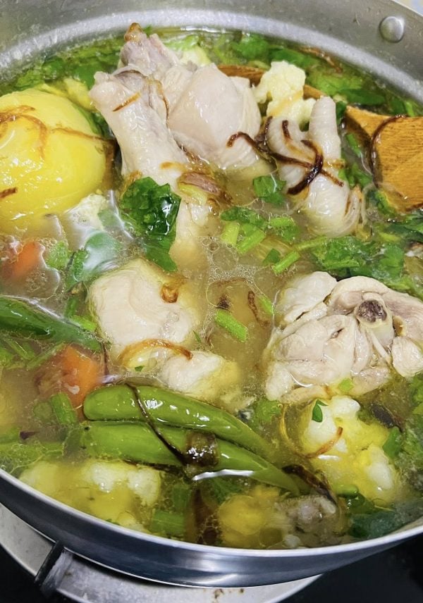 sup ayam tanpa bunjut