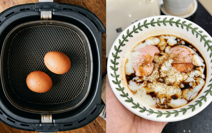 telur masak separuh