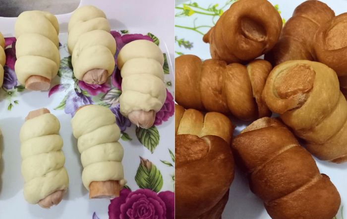 roti sosej goreng