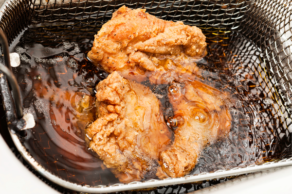 ayam goreng keluar darah