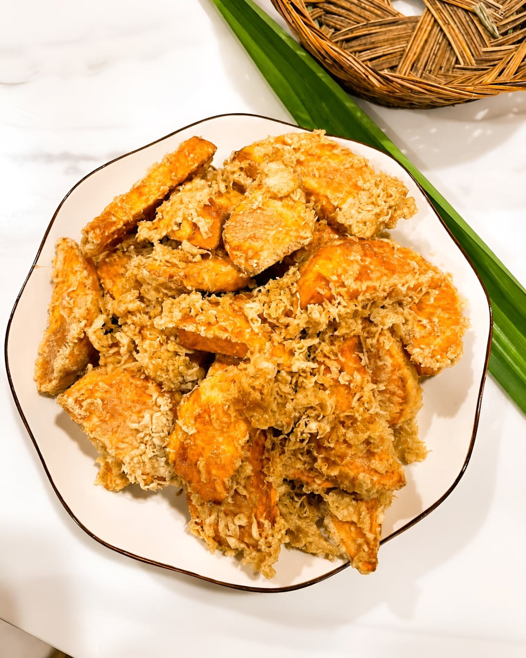 ubi keledek goreng