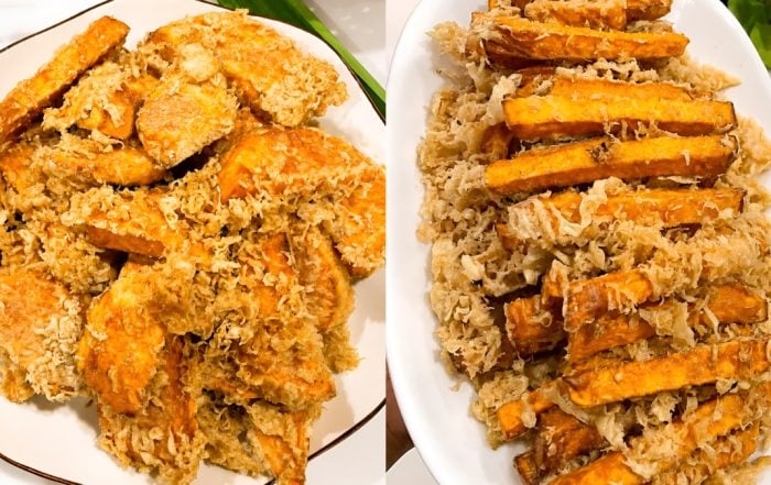 ubi keledek goreng