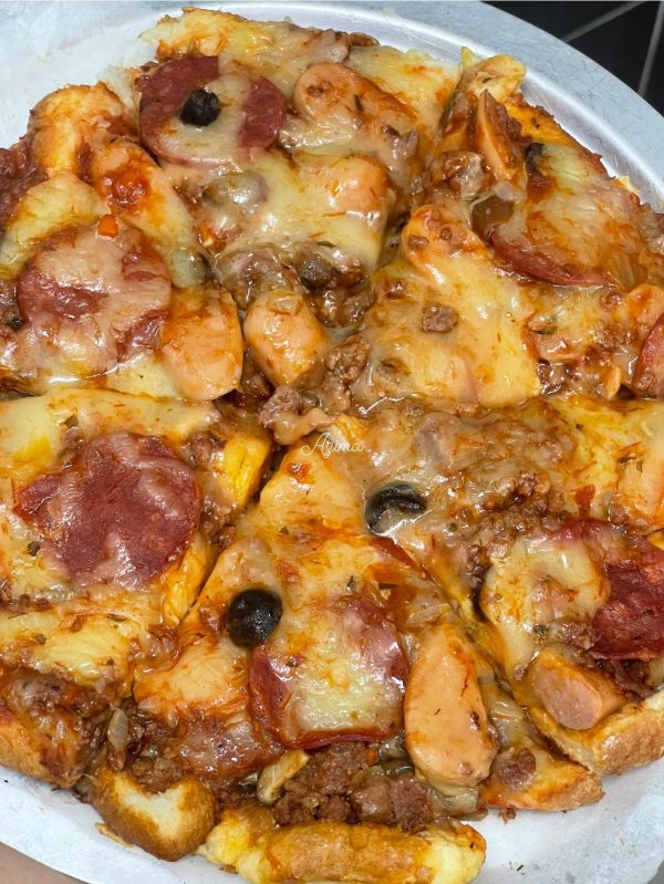 cara buat pizza simple