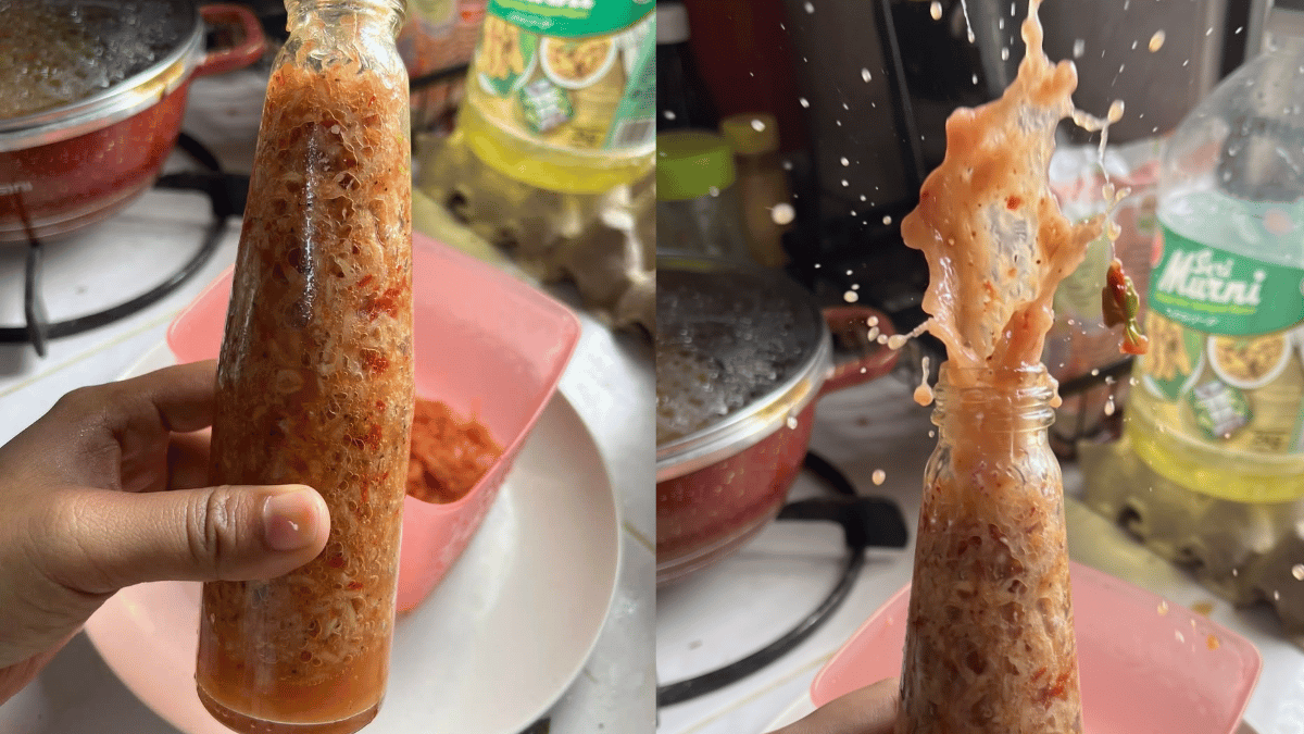 cara buka botol cencaluk