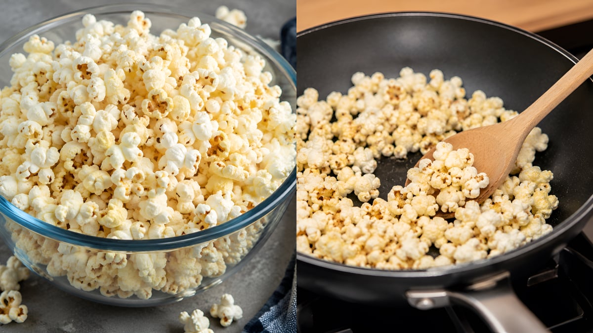 cara rangupkan popcorn