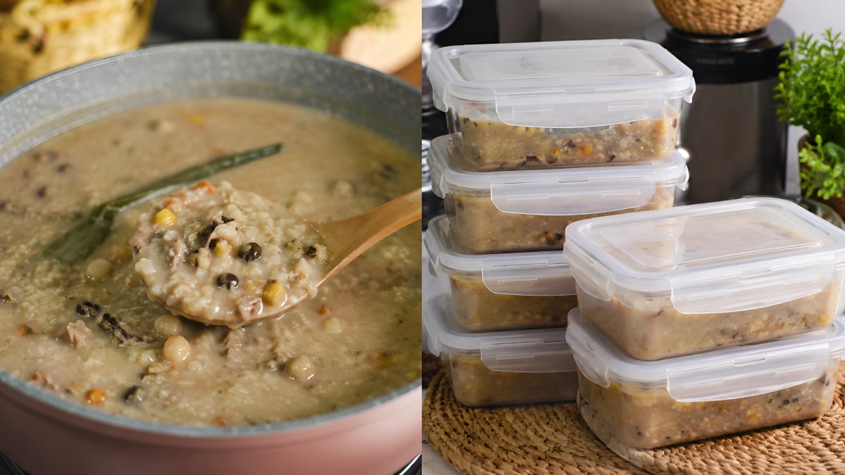 cara simpan bubur asyura