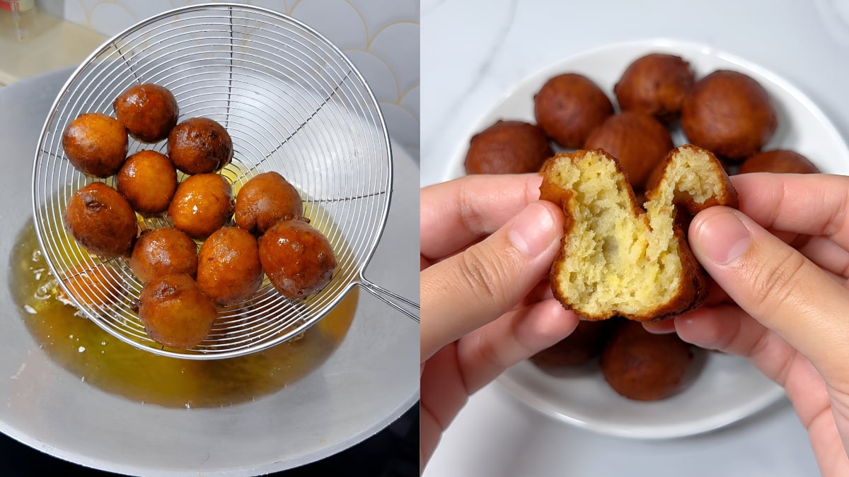 cekodok pisang bulat