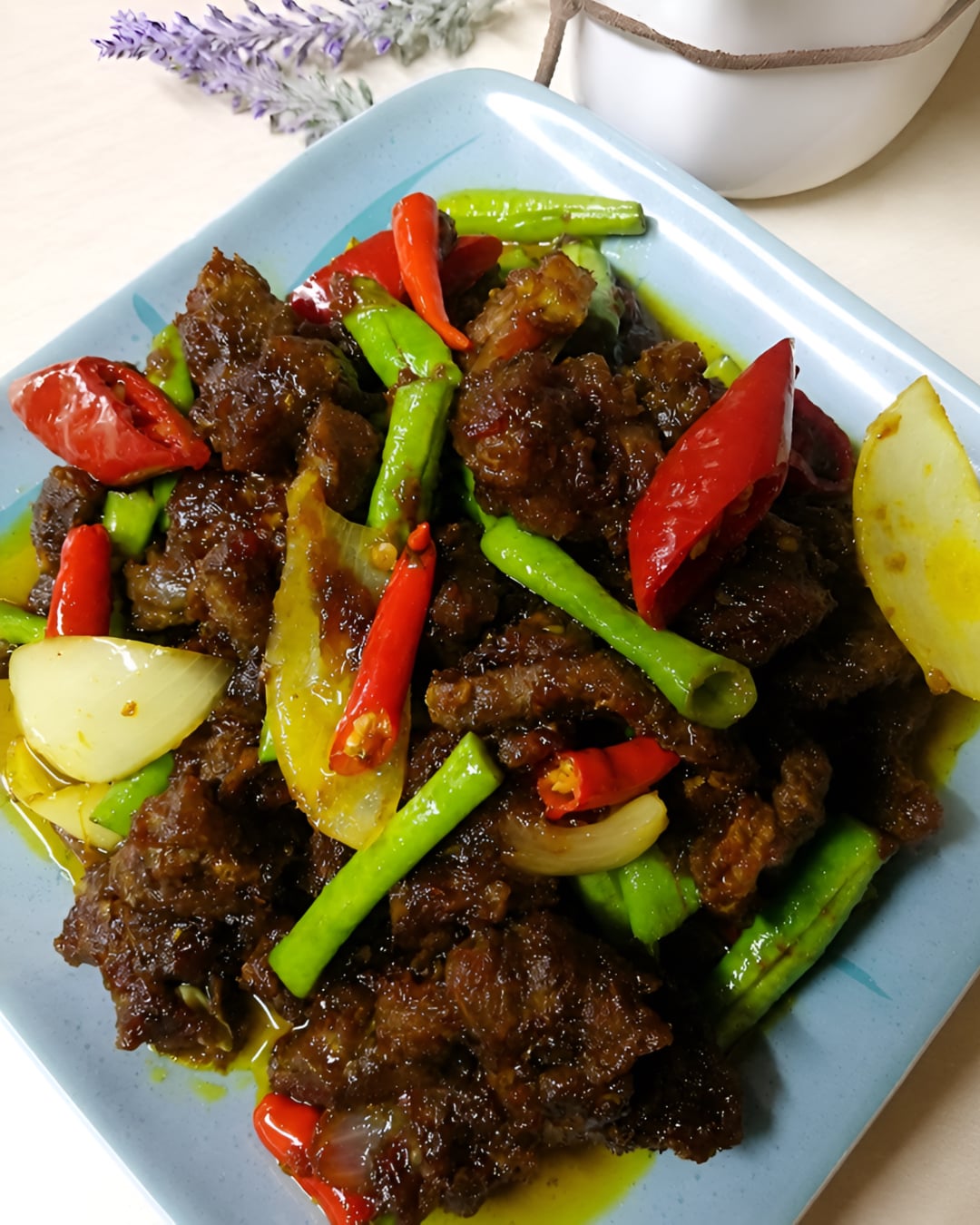 daging goreng berlengas