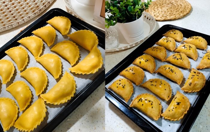 karipap bakar dalam oven