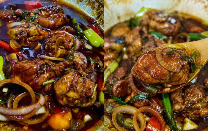 masak ayam kicap berkuah