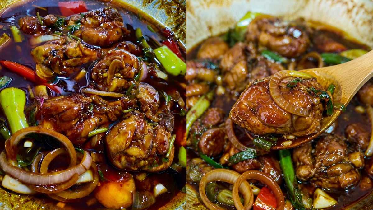 masak ayam kicap berkuah